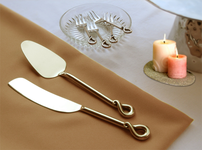 Cake server and knife S